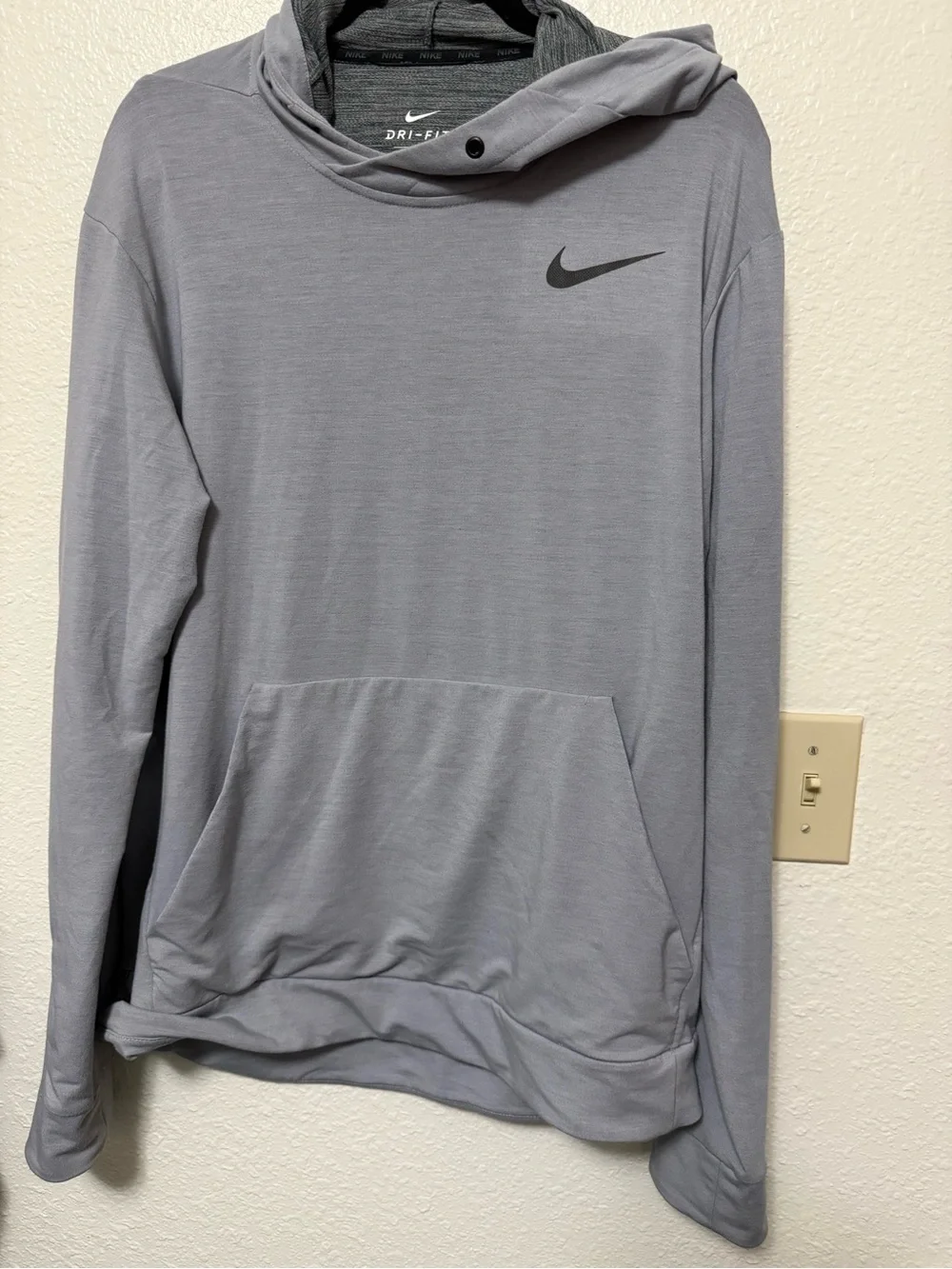 Nike‎ Grey Dri-FIT Performance Pullover
